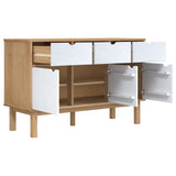 Wooden Sideboard With 3 Doors And 3 Drawers - Otta