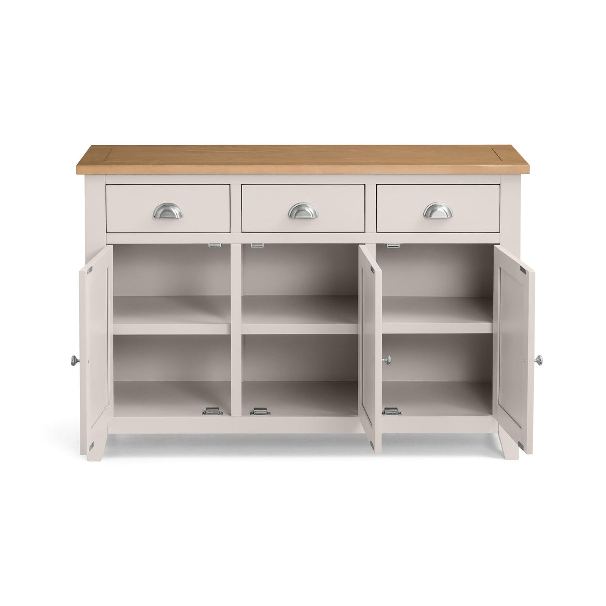 Wooden Sideboard With 3 Doors And 3 Drawers - Richmond