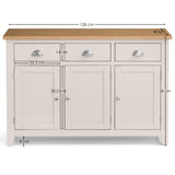 Wooden Sideboard With 3 Doors And 3 Drawers - Richmond