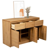 Wooden Sideboard With 3 Doors And 3 Drawers - Sauda