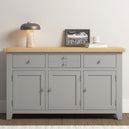 Wooden Sideboard With 3 Doors And 3 Drawers - Windsor