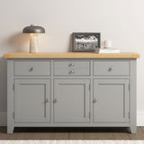 Wooden Sideboard With 3 Doors And 3 Drawers - Windsor
