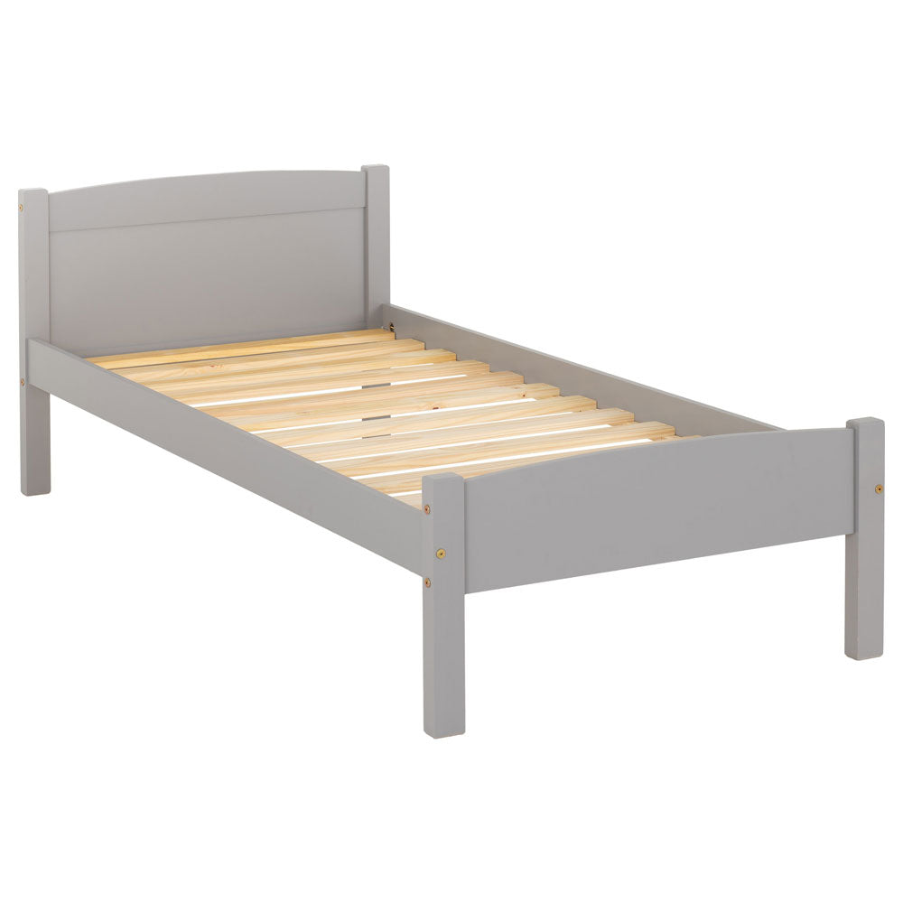 Wooden Single Bed - Amber