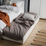 Wooden Single Bed With Guest Bed - Novi
