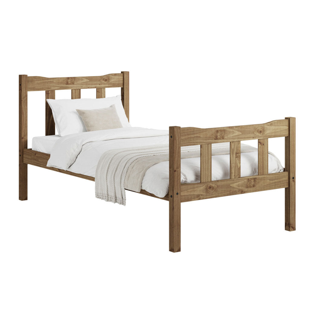 Wooden Single Bed - Havana