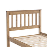 Wooden Single Bed Low End - Texas