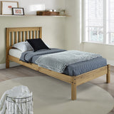 Wooden Single Bed Low End - Texas