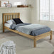 Wooden Single Bed Low End - Texas