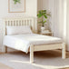 Wooden Single Bed Low Foot End - Barcelona