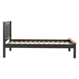 Wooden Single Bed Low Foot End - Monaco