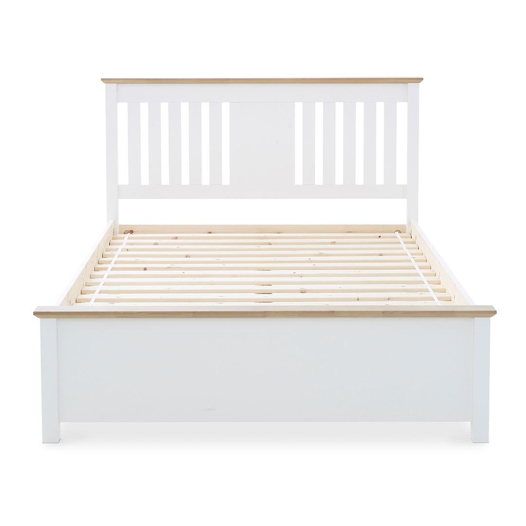 Wooden Single Bed With Low Footend - Chester