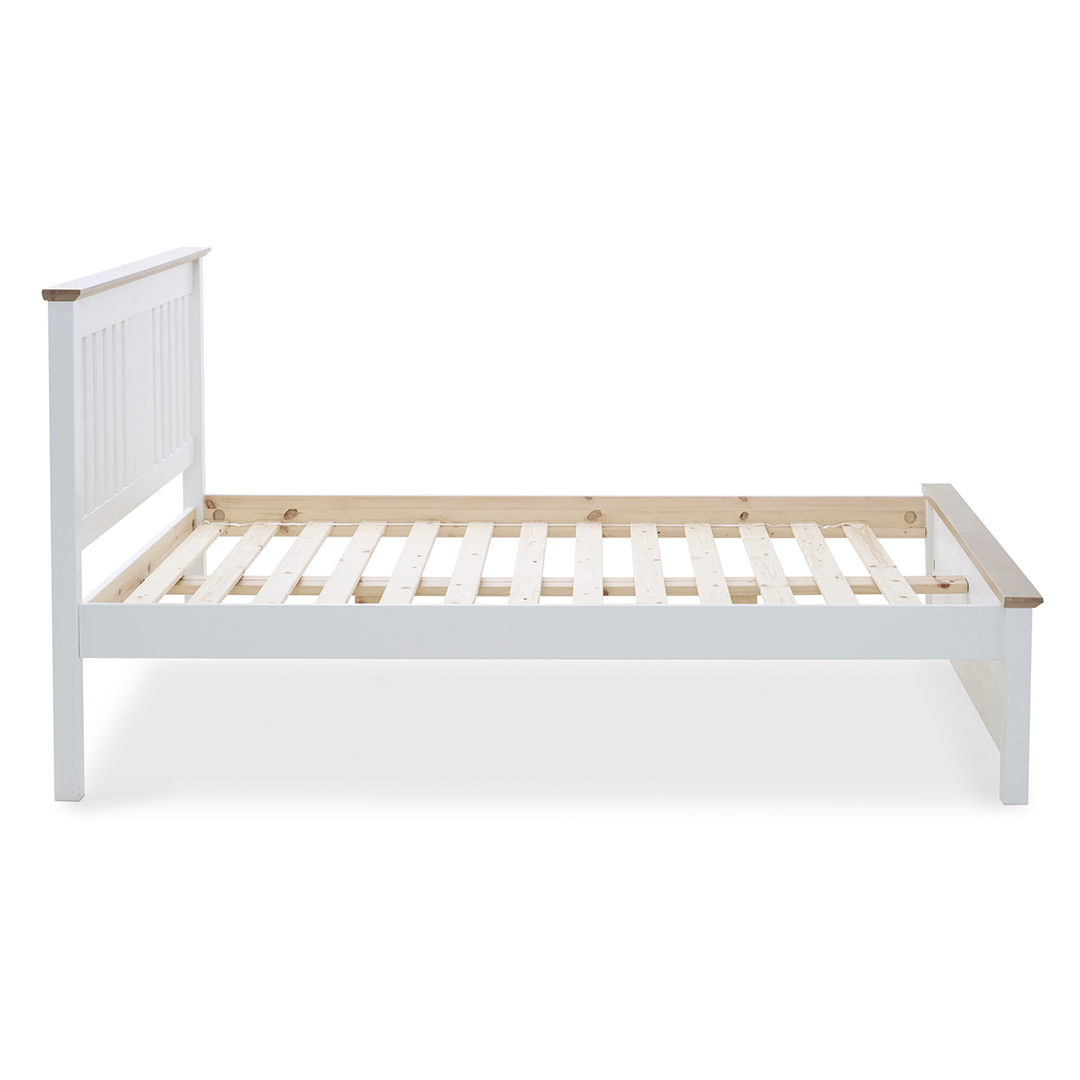Wooden Single Bed With Low Footend - Chester