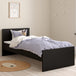 Wooden Single Bed 96cm Wide - Naia