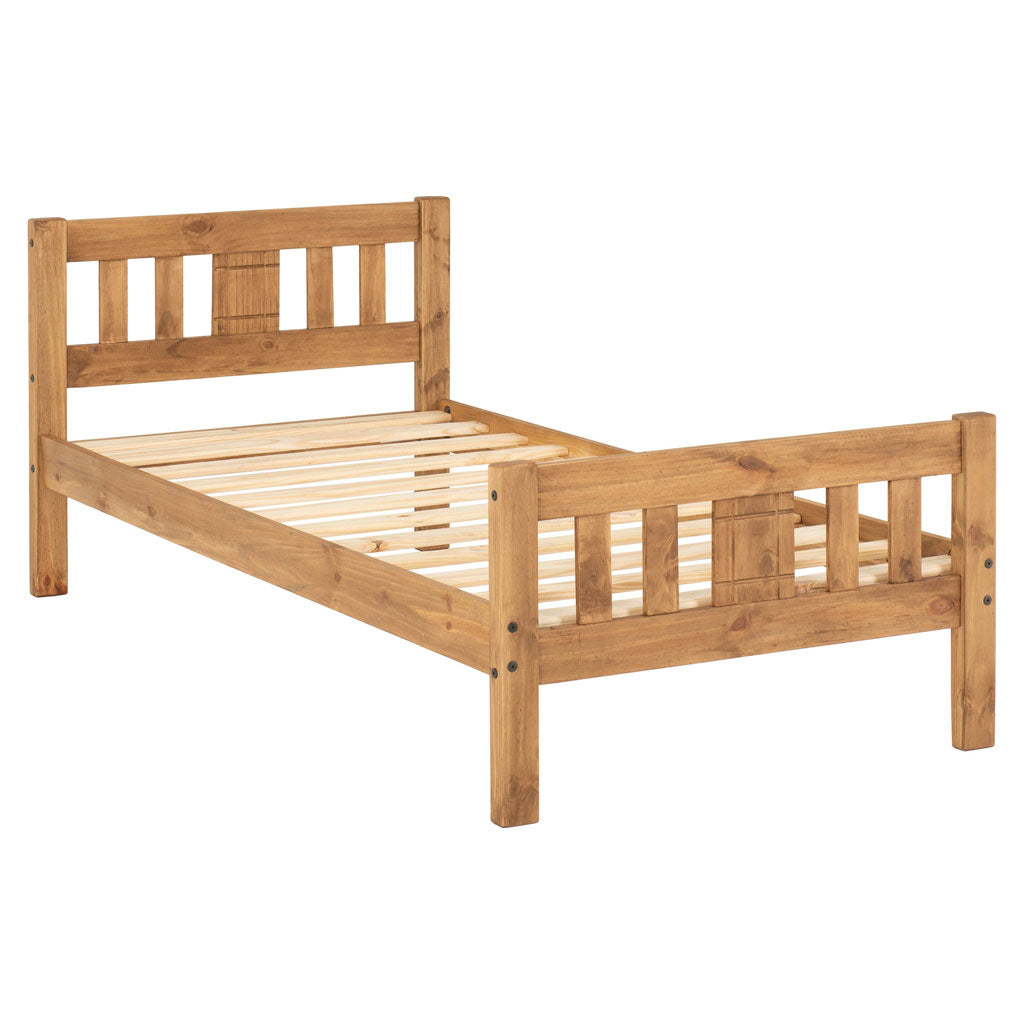 Wooden Single Bed - Rio