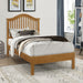 Wooden Single Bed With Sprung Slatted Base - Chester