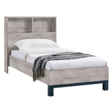 Wooden Single Bed With Bookcase - Bali