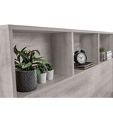 Wooden Single Bed With Bookcase - Bali