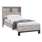 Wooden Single Bed With Bookcase - Bali