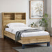 Wooden Single Bed With Bookcase - Bali