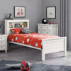 Wooden Single Bed With Bookcase - Maine