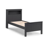 Wooden Single Bed With Bookcase - Maine