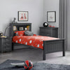 Wooden Single Bed With Bookcase - Maine