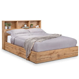Wooden Single Ottoman Storage Bed - Bali