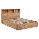 Wooden Single Ottoman Storage Bed - Bali