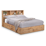 Wooden Single Ottoman Storage Bed - Bali