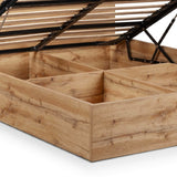 Wooden Single Ottoman Storage Bed - Bali