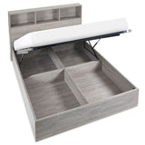 Wooden Single Ottoman Storage Bed - Bali
