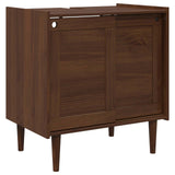 Wooden Sink Cabinet 75m Wide With 2 Sliding Doors - Bilbao