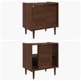 Wooden Sink Cabinet 75m Wide With 2 Sliding Doors - Bilbao