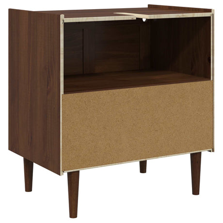 Wooden Sink Cabinet 75m Wide With 2 Sliding Doors - Bilbao