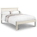 Wooden Small Double Bed Low Foot End - Barcelona