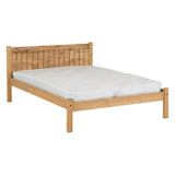 Wooden Small Double Bed - Maya