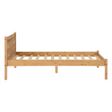Wooden Small Double Bed - Maya