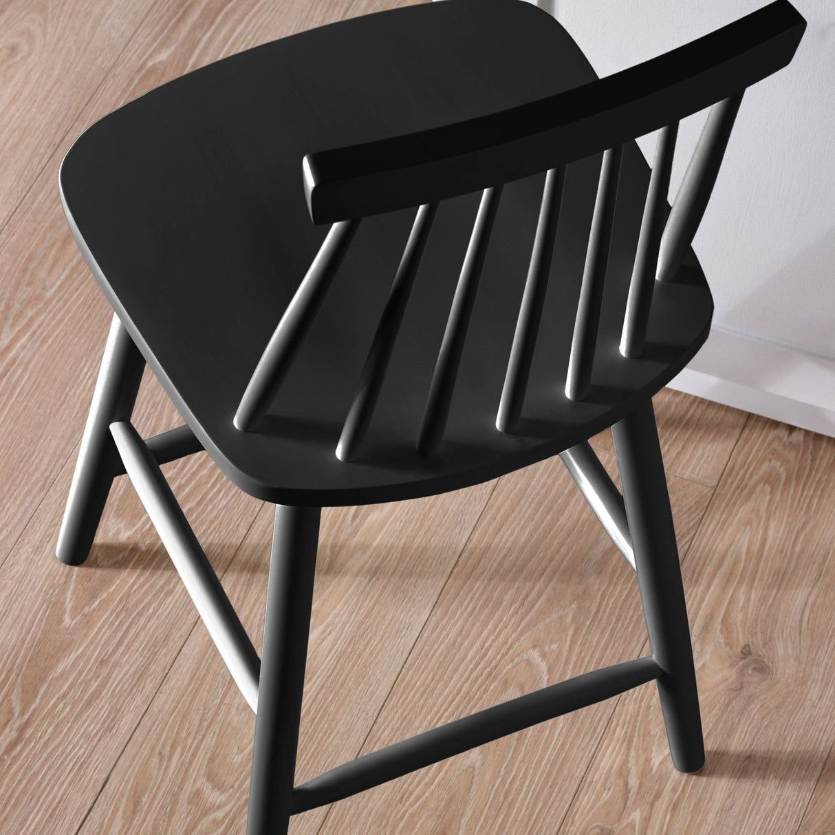 Wooden Spindle Back Bar Stool - Alassio