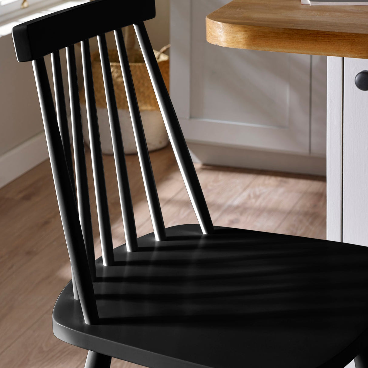 Wooden Spindle Back Bar Stool - Alassio