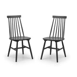 Wooden Spindle Back Dining Chairs in Set Of 2 - Alassio