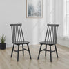 Wooden Spindle Back Dining Chairs in Set Of 2 - Alassio