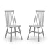 Wooden Spindle Back Dining Chairs in Set Of 2 - Alassio
