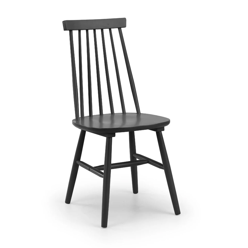 Wooden Spindle Back Dining Chairs in Set Of 2 - Alassio