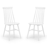 Wooden Spindle Back Dining Chairs in Set Of 2 - Alassio