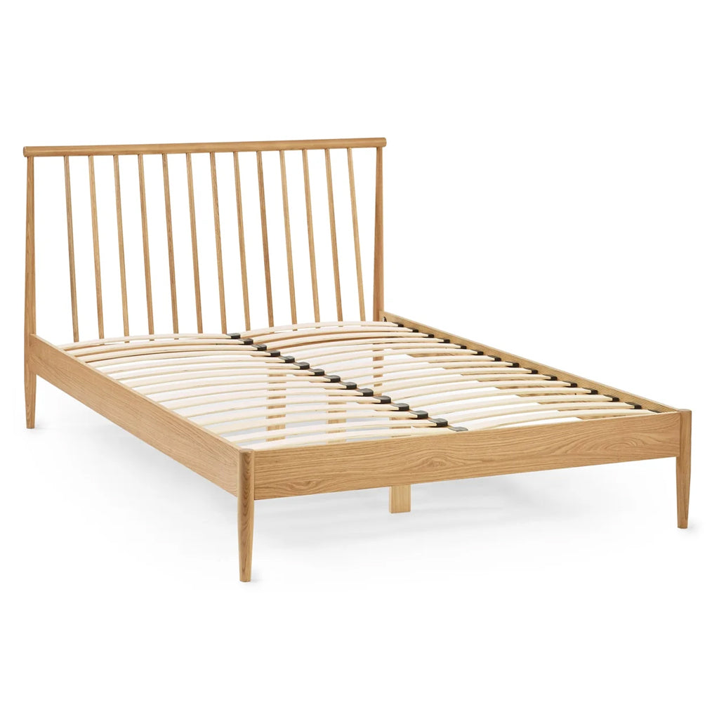 Wooden Spindle Double Bed - Belton