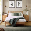 Wooden Spindle Double Bed - Belton
