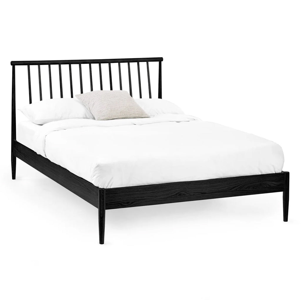 Wooden Spindle Double Bed - Belton