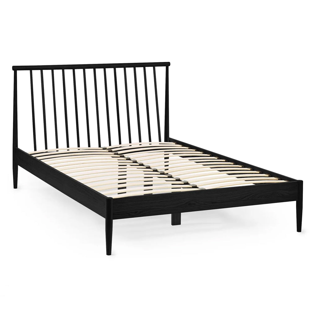 Wooden Spindle Double Bed - Belton
