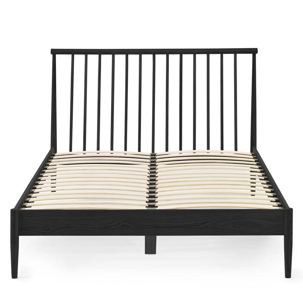 Wooden Spindle Double Bed - Belton