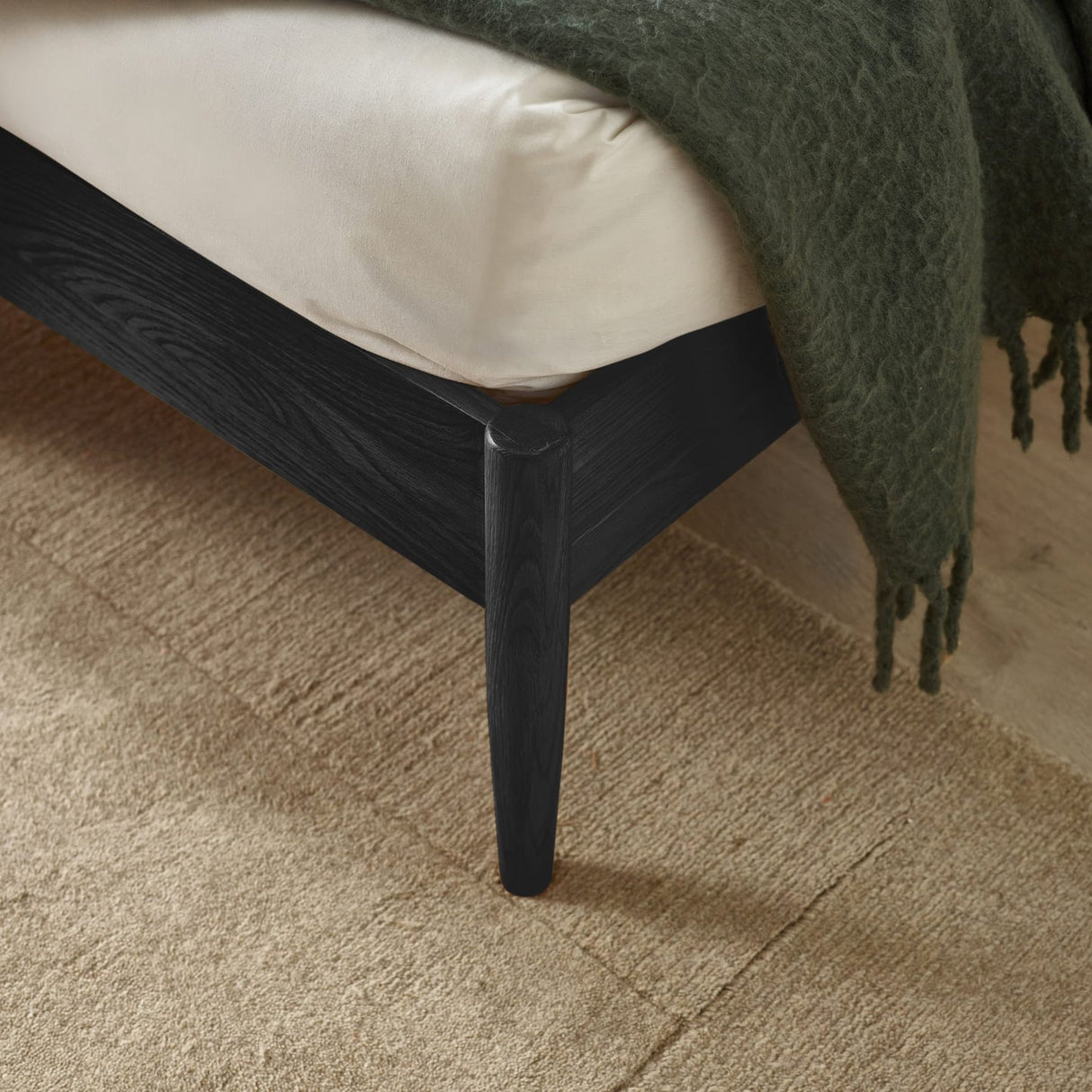 Wooden Spindle Double Bed - Belton